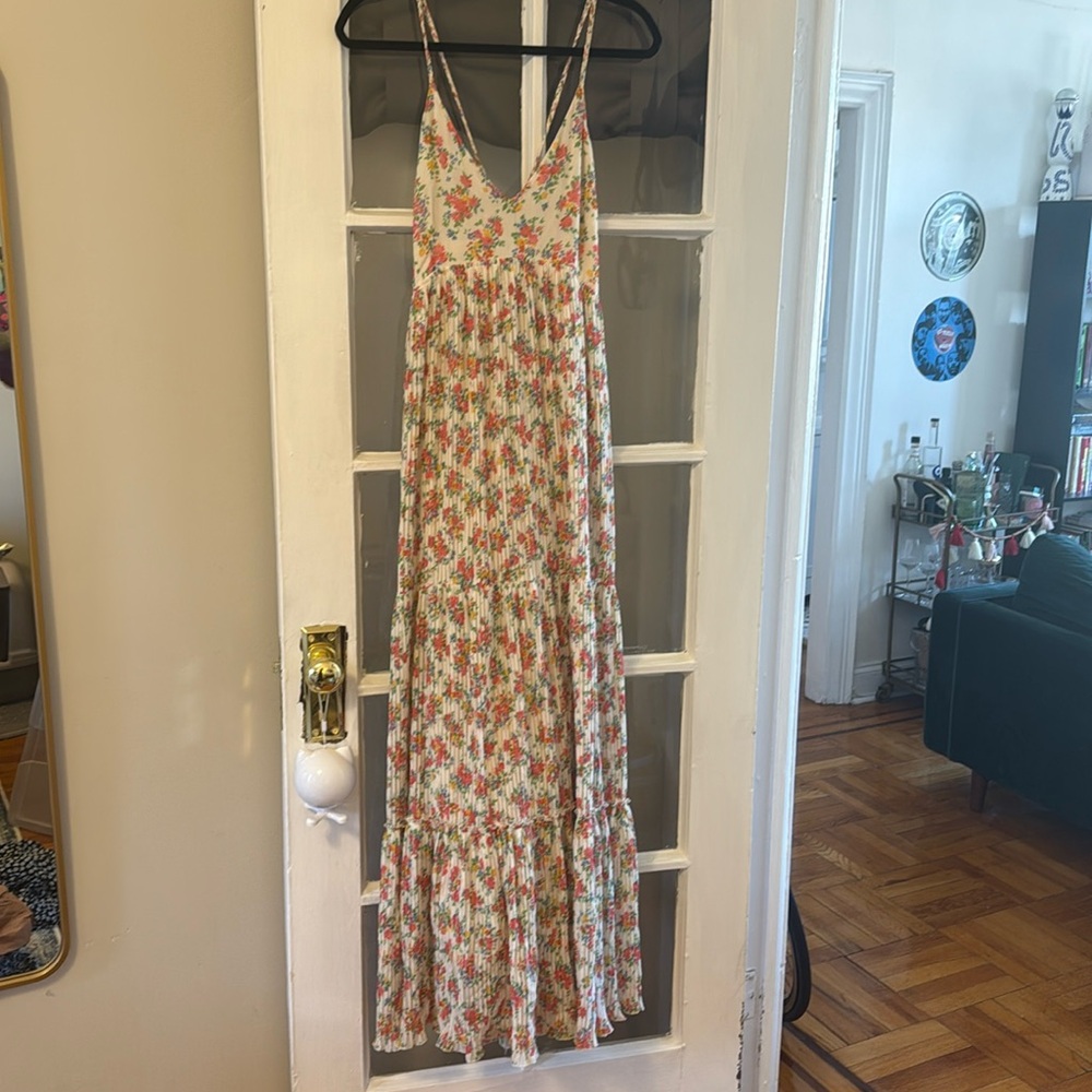 Sezane floral dress